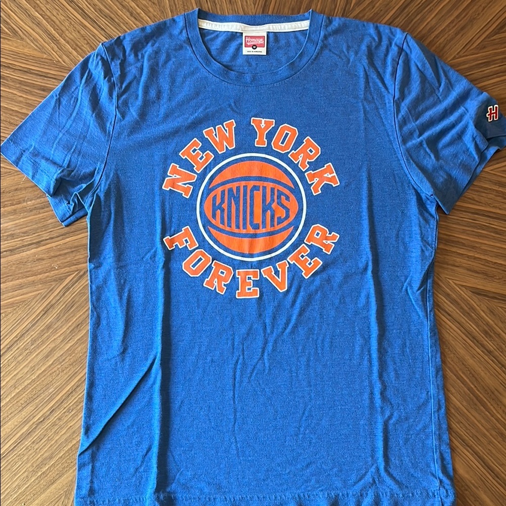 HOMAGE Blue and Orange New York Forever Tee